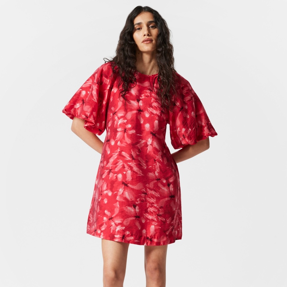 & Other Stories - Puff Sleeve Mini Dress
